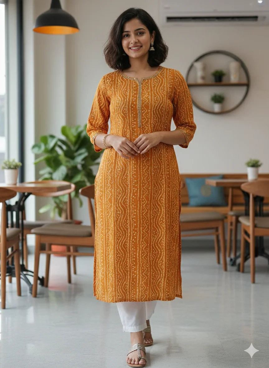 Cotton Ethnic Kurti